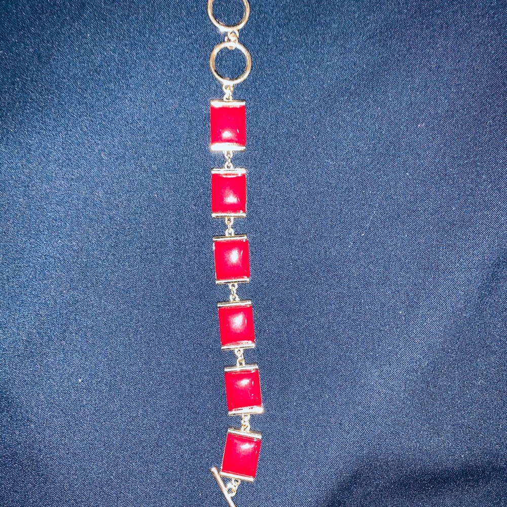 Bracelet crimson and gold Fashion Jewelry